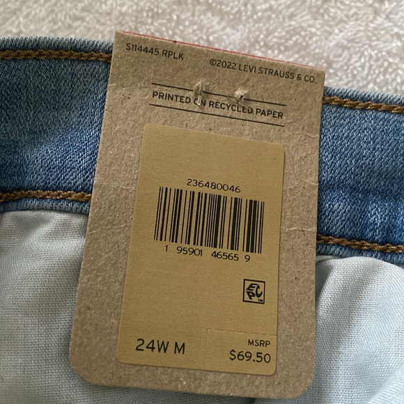 Levi's Sky Blue Denim Pants - Picture 6 of 8